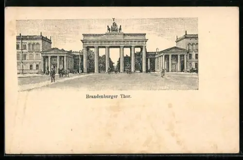 AK Berlin, Partie am Brandenburger Tor