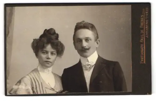 Fotografie Paul de Frénes, Annaberg, Paarporträt