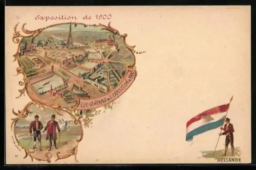 Künstler-AK Paris, Exposition universelle de 1900, Vue Générale, Hollande