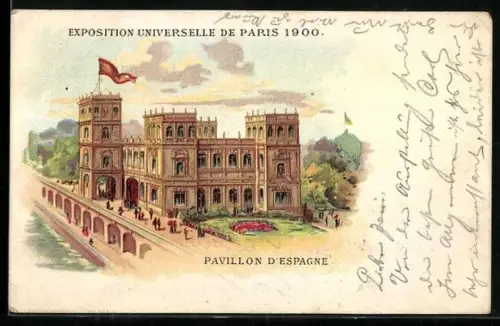 Künstler-AK Paris, Exposition universelle de 1900, Pavillon d`Espagne