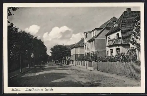 AK Soltau, Strassenpartie der Visselhöveder Strasse