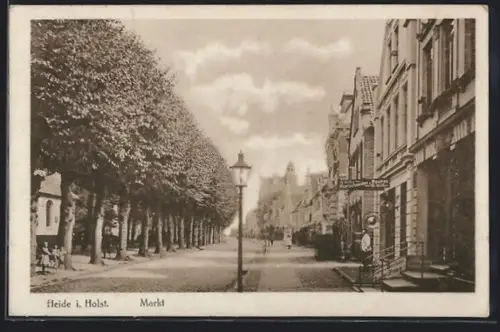AK Heide i. Holst., Markt