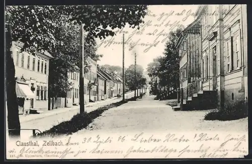 AK Clausthal, Strassenpartie in Zellbach