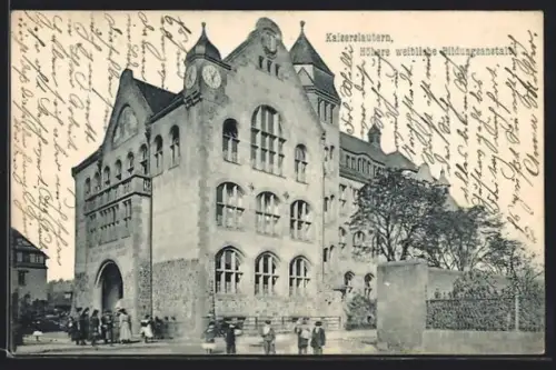 AK Kaiserslautern, Höhere weibliche Bildungsanstalt