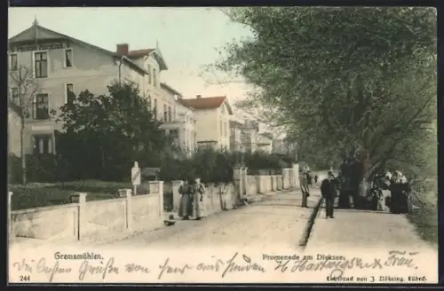 AK Gremsmühlen, Promenade am Dieksee