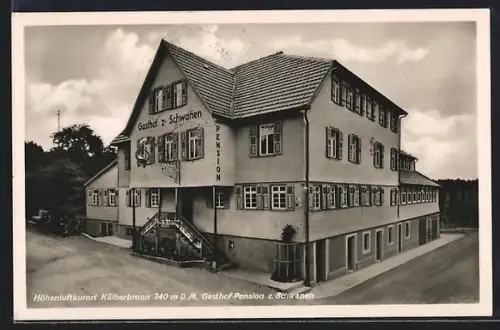 AK Kälberbronn, Gasthof-Pension zum Schwanen