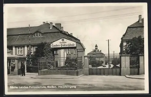 AK Meissen, Sächs. Landes-Polizeischule, Haupteingang