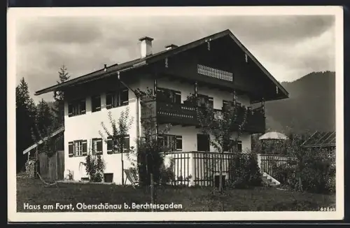 AK Oberschönau b. Berchtesgaden, Haus am Forst