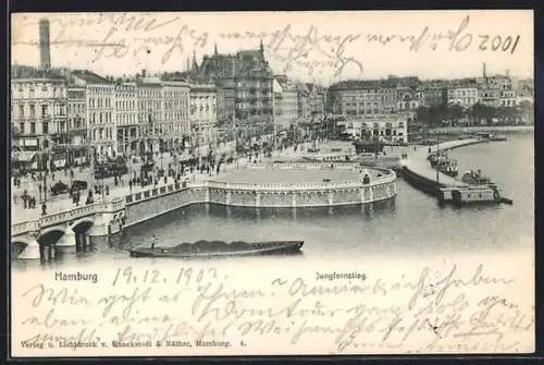 AK Hamburg-Neustadt, Jungfernstieg