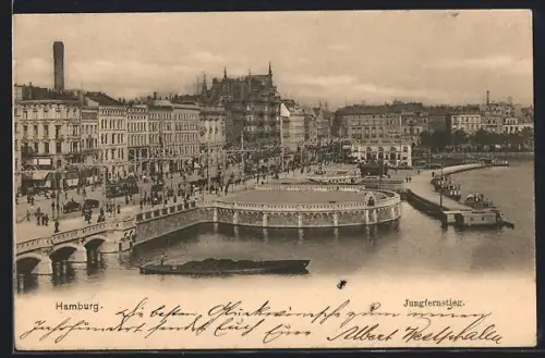 AK Hamburg-Neustadt, Jungfernstieg