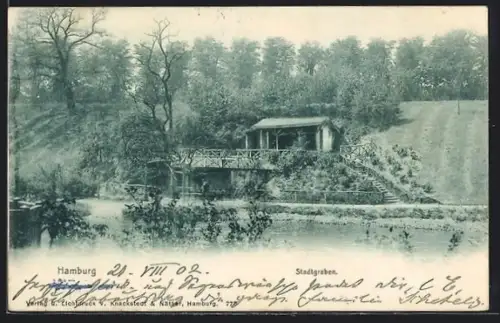 AK Hamburg-St.Pauli, Stadtgraben