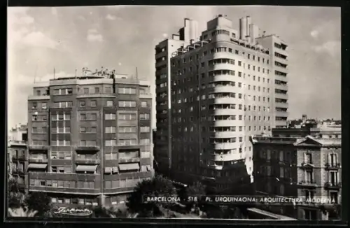 AK Barcelona, Pl. Urquinaona: Arquitectura Moderna