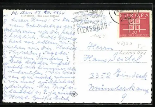 AK Flensburg, Das neue Rathaus