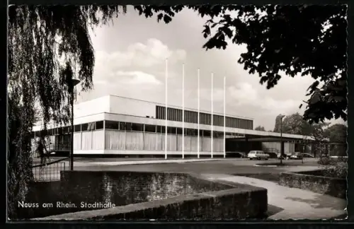 AK Neuss /Rh., Die Stadthalle