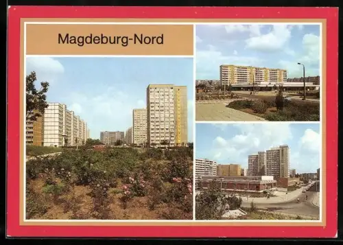 AK Magdeburg-Nord, Hochhäuser, Ortspartien