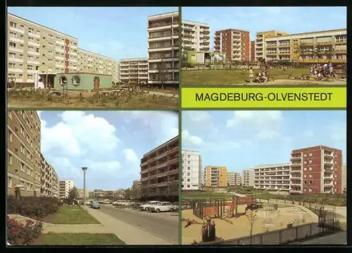 AK Magdeburg-Olivenstedt, Strasse der Solidarität, Strasse des X. Parteitags, Parkweg