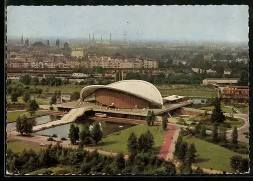 AK Berlin, Fliegeraufnahme der Kongresshalle