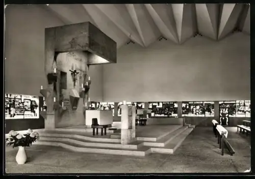 AK Köln, Universitätskliniken, Kath. Kirche St. Johann B., Innenansicht