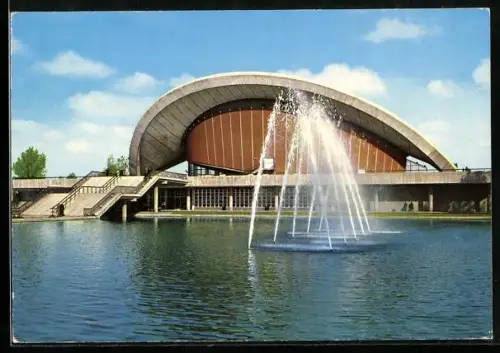 AK Berlin, Kongresshalle, Auster, Fontaine