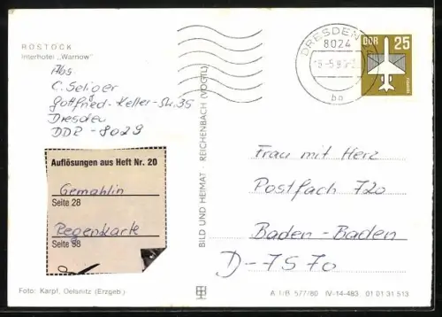 AK Rostock, Interhotel Warnow