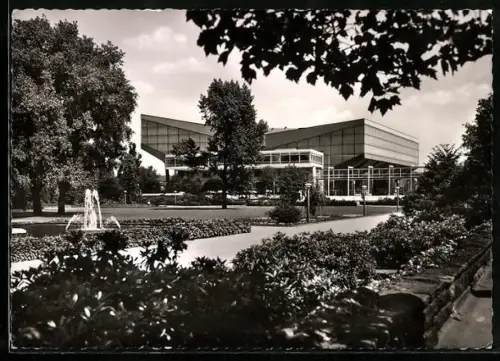 AK Essen, GRUGA-Halle mit Parkanlage