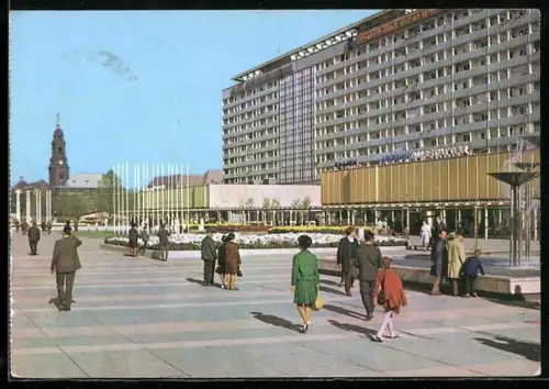 AK Dresden, Partie in der Prager Strasse