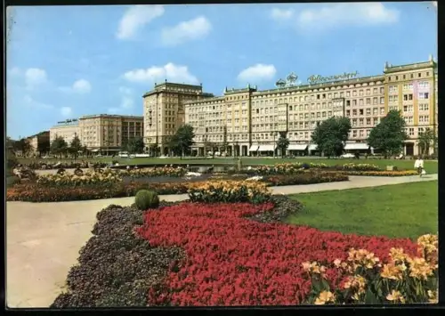 AK Magdeburg, Bauten an der Wilhelm Pieck Allee