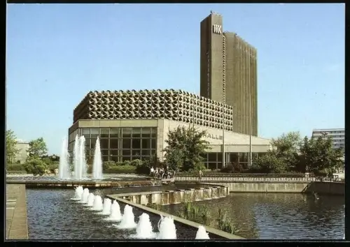 AK Karl-Marx-Stadt, Stadthalle und Hotel Kongress