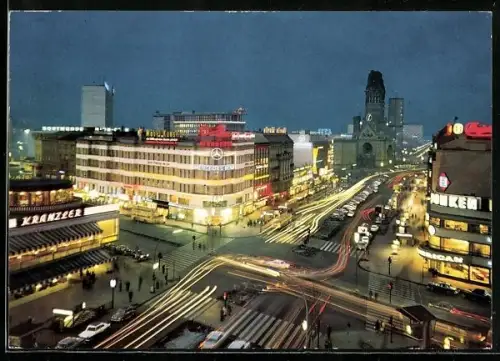 AK Berlin, Kurfürstendamm mit Strassenverkehr