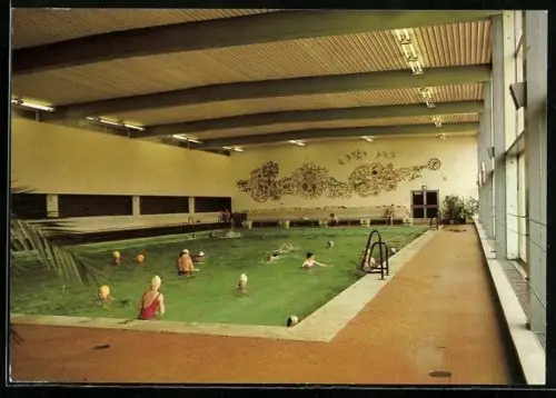 AK Oberwiesenthal /Annaberg, Erholungsheim der IG Wismut, Schwimmhalle