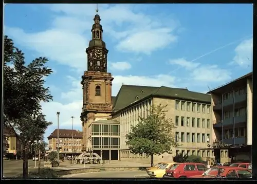 AK Worms, Neumarkt und Dreifaltigkeitskirche