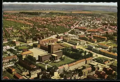 AK Wilhelmhaven, Ortsansicht aus der Luft