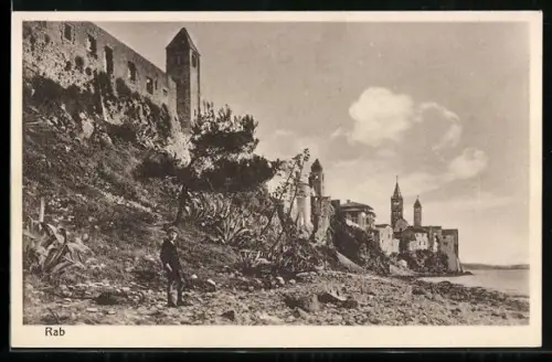 AK Rab, Partie an der Küste