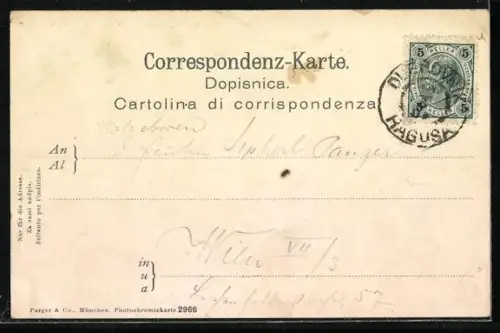 AK Ragusa, Panorama der Stadt