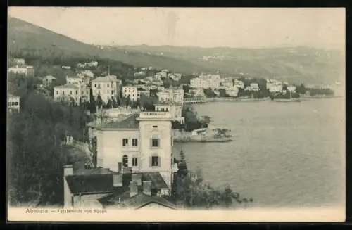 AK Abbazia, Totalansicht von Süden