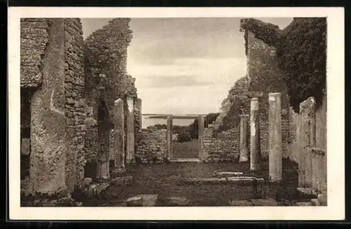 AK Insel Brioni /Adria, Basilika Santa Madonna, Innenansicht