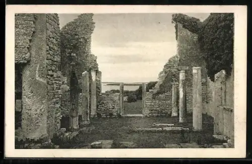 AK Insel Brioni /Adria, Inneres der Basilika Santa Madonna