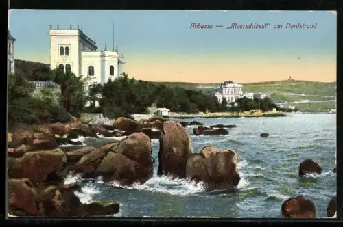 AK Abbazia, Meerschlössl am Nordstrand