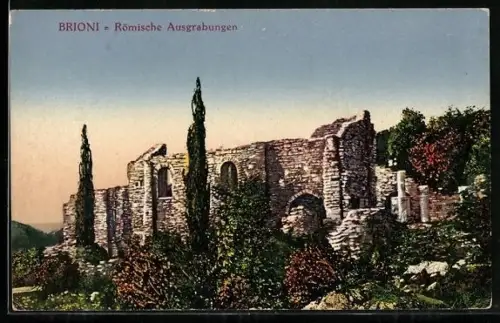 AK Brioni, Römische Ausgrabungen