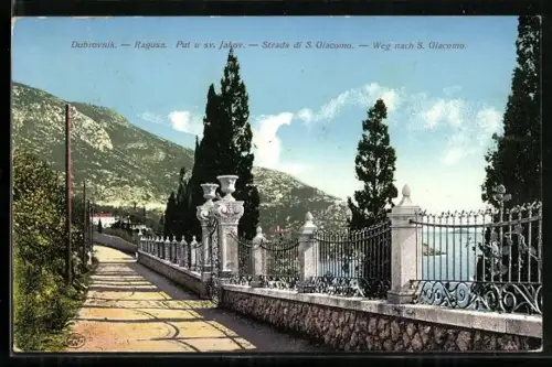 AK Dubrovnik, Weg nach S. Giacomo