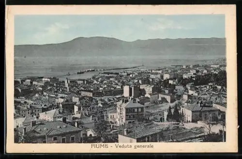 AK Fiume, Veduta generale