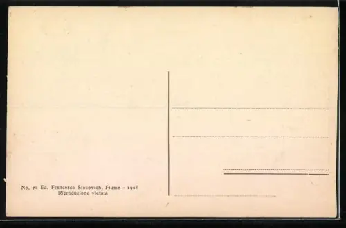 AK Fiume, Veduta generale