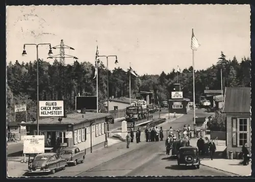AK Helmstedt, Zonengrenze, Autobahn-Kontrollpunkt, Allied Check Point