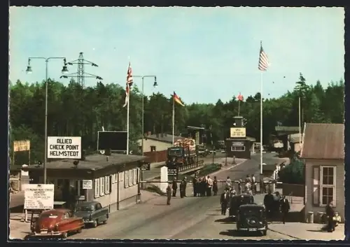AK Helmstedt, Autobahnkontrollpunkt an der Zonengrenze