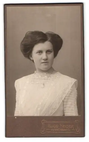 Fotografie Hugo Heider, Marktredwitz, Portrait einer Dame