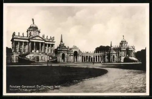 AK Potsdam-Sanssouci, die Communs beim neuen Palais
