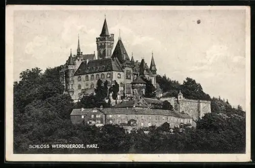 AK Schloss Wernigerode /Harz, Gesamtansicht