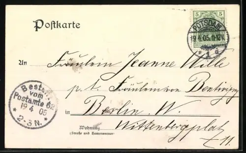 AK Potsdam, Neues Palais