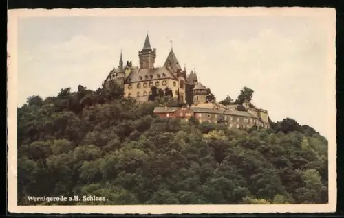 AK Schloss Wernigerode /Harz, Gesamtansicht
