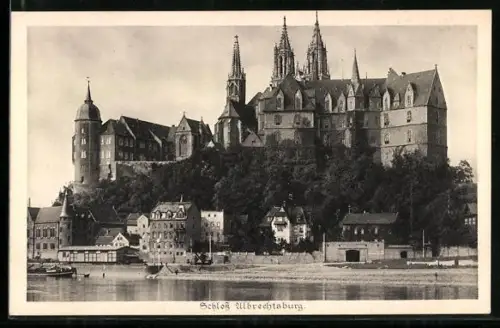 AK Schloss Albrechtsburg, Ansicht vom Wasser